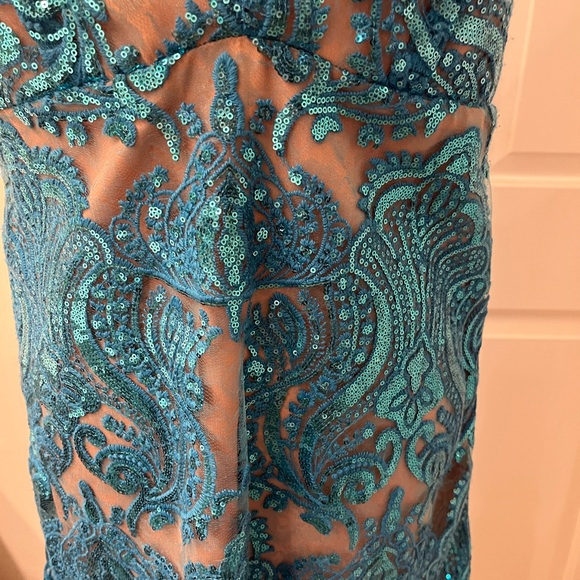 EUC Free People Sequined Slip Dress - Picture 4 of 11